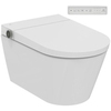 Ideal Standard I.Life E K875501 Безободковый унитаз-биде подвесной, электронный, пульт, фен, форсунка омывания, подсветка, датчик присутствия, цвет: белый глянец