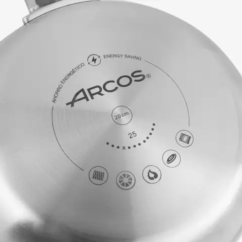 Сковорода d 20 см, для индукционных плит ARCOS Samoa Inox арт. 726100