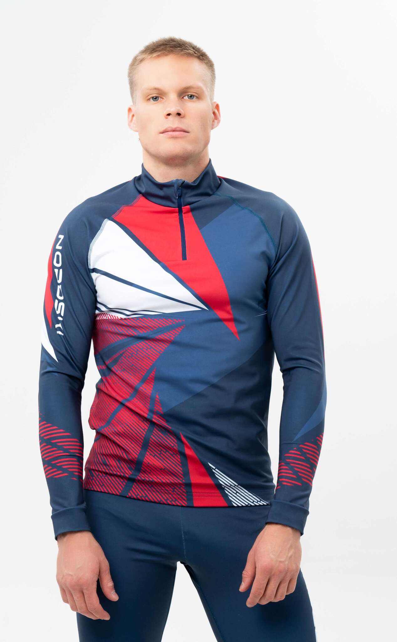 Лыжный гоночный костюм Nordski Heat унисекс blue-red - 3