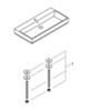 GROHE Cube 3947500H Раковина накладная