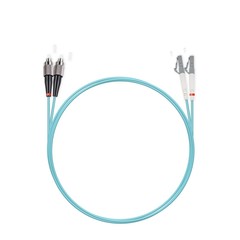 Патч Корд Оптоволоконный FC/UPC-LC/UPC MM OM3 50/125 Duplex 3.0мм 1 м