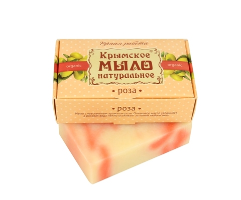 МДП Крымское натуральное мыло на оливковом масле РОЗА, 100г