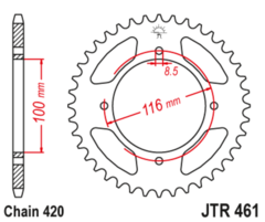 Звезда ведомая JTR461 51
