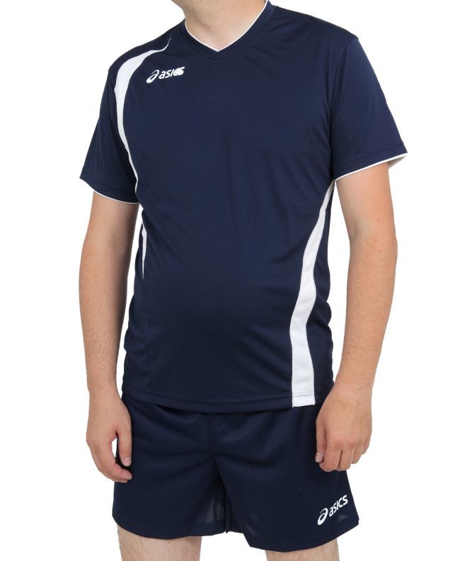 Asics Set End Man форма волейбольная мужская темно-синяя - 3