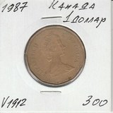 V1912 1987 Канада 1 доллар V1912 1987 Канада 1 доллар
