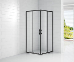 Cezares ECO-O-A-2-90-C-NERO Душевой уголок 90x90, цвет: чёрный фото