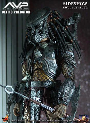 Фигурка Хищник Селтик из фильма Чужой против Хищника Hot Toys 1/6