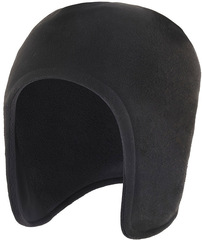 Шапка флисовая с удлиненными ушками Skully Fleece Earflap dark gray
