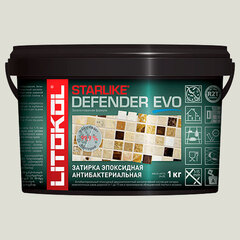 Затирка швов эпоксидная Litokol Starlike Defender EVO S.200 AVORIO, 1 кг