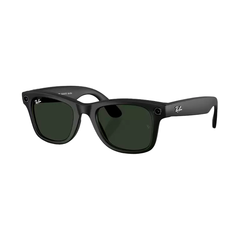 Умные очки Ray-Ban Wayfarer Matte Black / Transitions Graphite Green, 150-50