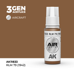 Акриловая краска AK Interactive RLM 79 (1942) 3GEN AIR, 18мл
