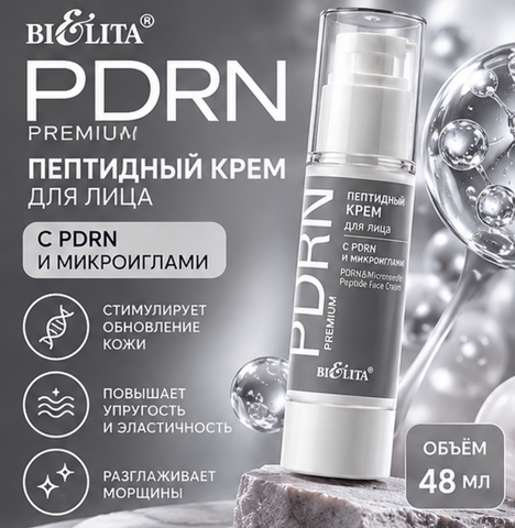 Крем для лица с PDRN и микроиглами Пептидный 48мл PDRN