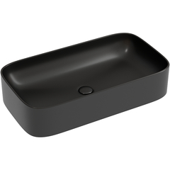 Ceramica Nova Element CN6054MB Умывальник чаша накладная прямоугольная, 70.5x38, цвет: чёрный фото