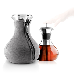 Чайник заварочный tea maker в неопреновом текстурном чехле, 1 л, темно-серый