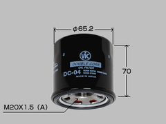 Фильтр  масляный  VIC  Double Core  DC-04 (C-224)