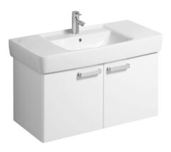 Geberit Renova Compact 879100000 Тумба под раковину 93x46.3x47.8см, матовый белый / меламиновое покрытие, ультраглянцевые белые / пленочное покрытие фото