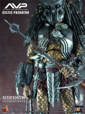 Фигурка Хищник Селтик из фильма Чужой против Хищника Hot Toys 1/6