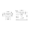 Duravit Starck 3 300500000 Раковина подвесная 50х36 см
