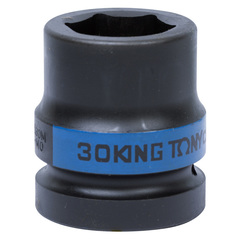 KING TONY (853530M) Головка торцевая ударная шестигранная 1", 30 мм