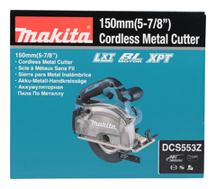 Аккумуляторная дисковая пила по металлу Makita DCS553Z