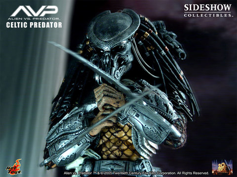 Фигурка Хищник Селтик из фильма Чужой против Хищника Hot Toys 1/6
