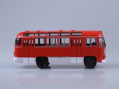 PAZ-672M red Soviet Bus (SOVA) 1:43