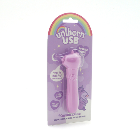 Вибропуля Unihorn Usb Karma Lilac