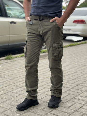 Джоггеры In-Yesir прямые Олива