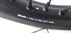 Колёсный диск для YAMAHA YZF250 / YZF450 2009-2025 г.в. / 2.15*19 черный / Задний
