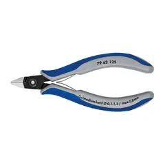 Прецизионные кусачки боковые для электроники чернёные 125 мм Knipex 79 62 125