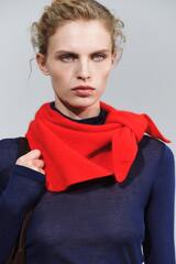ZARA ОДНОТОННАЯ БАНДАНА ИЗ 100% КАШЕМИРА, КРАСНЫЙ