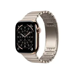 Умные часы Apple Watch Series 11 GPS + Cellular, 46mm, Gold Titanium Case with Natural Link Bracelet
