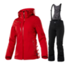 Горнолыжный костюм женский 8848 Pebble/Poppy (multi) - 1