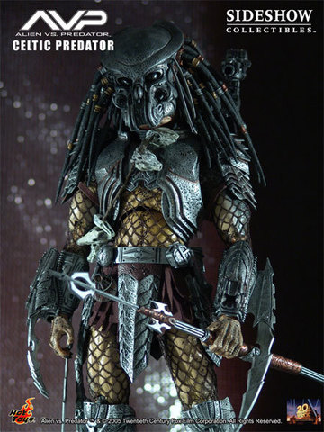 Фигурка Хищник Селтик из фильма Чужой против Хищника Hot Toys 1/6