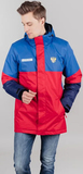 Удлиненная прогулочная куртка Nordski Casual True Blue/Red мужская