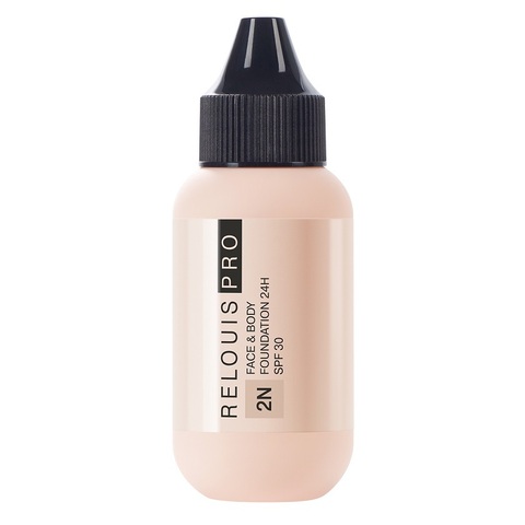 Face & Body Foundation Крем тональный 24H SPF30 тон:2N средний нейтральный Relouis