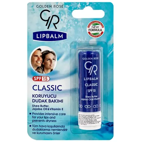 Бальзам для губ GOLDEN ROSE LIPBALM Classic SPF15