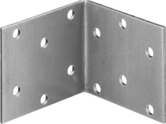 ЗУБР УКР-2.0, 40 x 100 x 100 x 2 мм, цинк, равносторонний крепежный уголок (310206-040-100) (20штук)