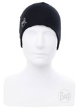 Элитная Тёплая двухсторонняя шапка с флисом BUFF® Microfiber & Polar Hat solid black