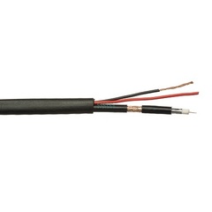 ELETEC RG-59 CCA+2x0.75 мм2 75 Ом плоский