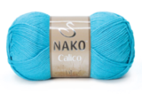 Пряжа Nako Calico 3792 бирюза