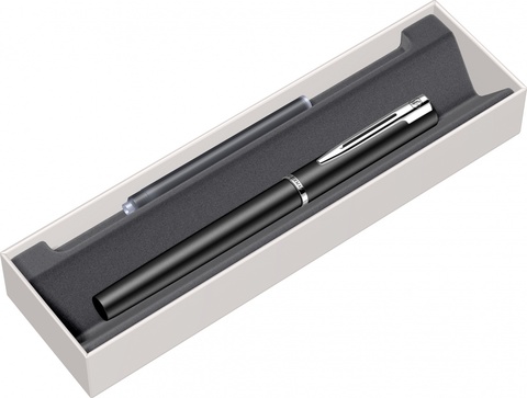 Ручка перьевая Waterman Graduate Allure Matte Black CT, F (2068196)