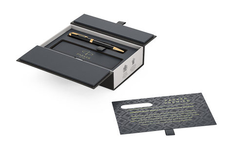 Ручка шариковая Parker Premier, Black GT (1931412)