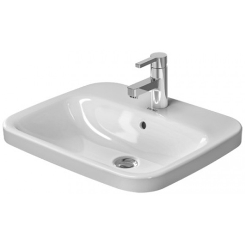 Duravit DuraStyle 374560000 Раковина встраиваемая сверху, с переливом, 560х455 мм , с 1 отв под смеситель, цвет белый