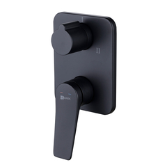 Lemark Bronx LM3728BL Смеситель для ванны и душа встраиваемый с 3-функц. дивертором, черный фото