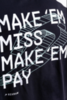 Футболка Boxraw Oversized Make 'Em Miss Черный
