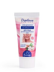 Floresan DEPILNEA Крем-депилятор для сверхчувствительной кожи лица с персиковым маслом, 50мл