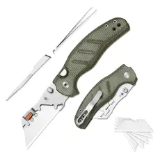 Фото Складной нож Kizer C01C Uti 2, сталь 5Cr15MoV, рукоять микарта, зелёный