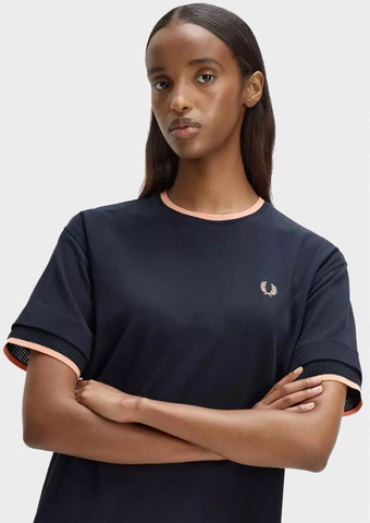 Футболка FRED PERRY Tipped Mesh Pique T-Shirt