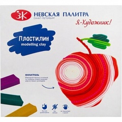 Пластилин 12 цветов 240гр. 